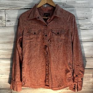 Patagonia button down shirt red